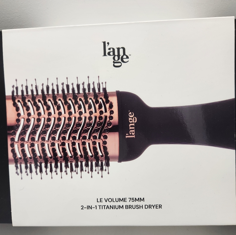 Lange Le Volume 75MM Hot Air Styling Brush in Black - Picture 5 of 5